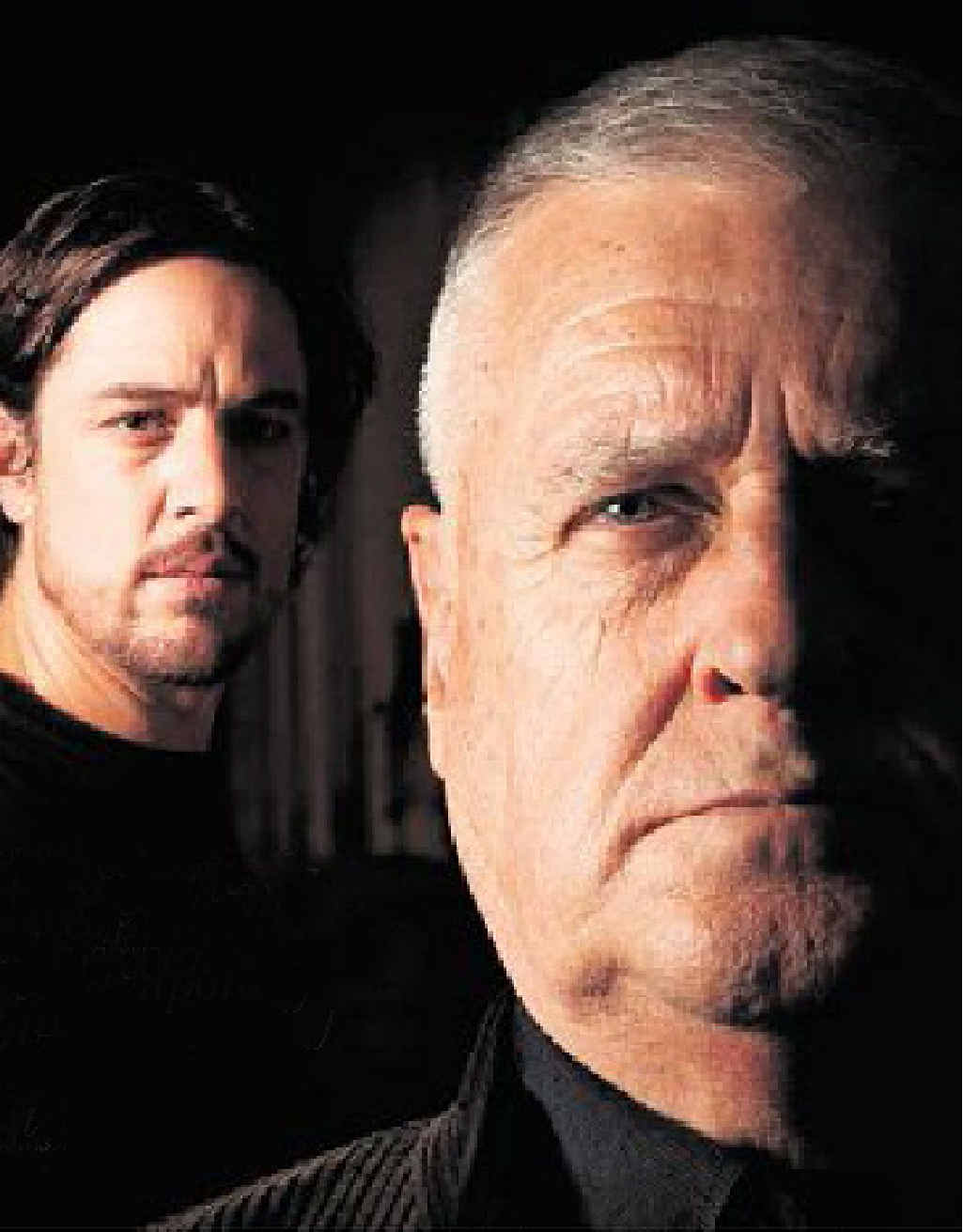 STARS: Max Gillies (right) and Samuel Johnson appeared in The Haunting of Daniel Gartrell. STARS: Max Gillies (right) and Samuel Johnson appeared in The Haunting of Daniel Gartrell.